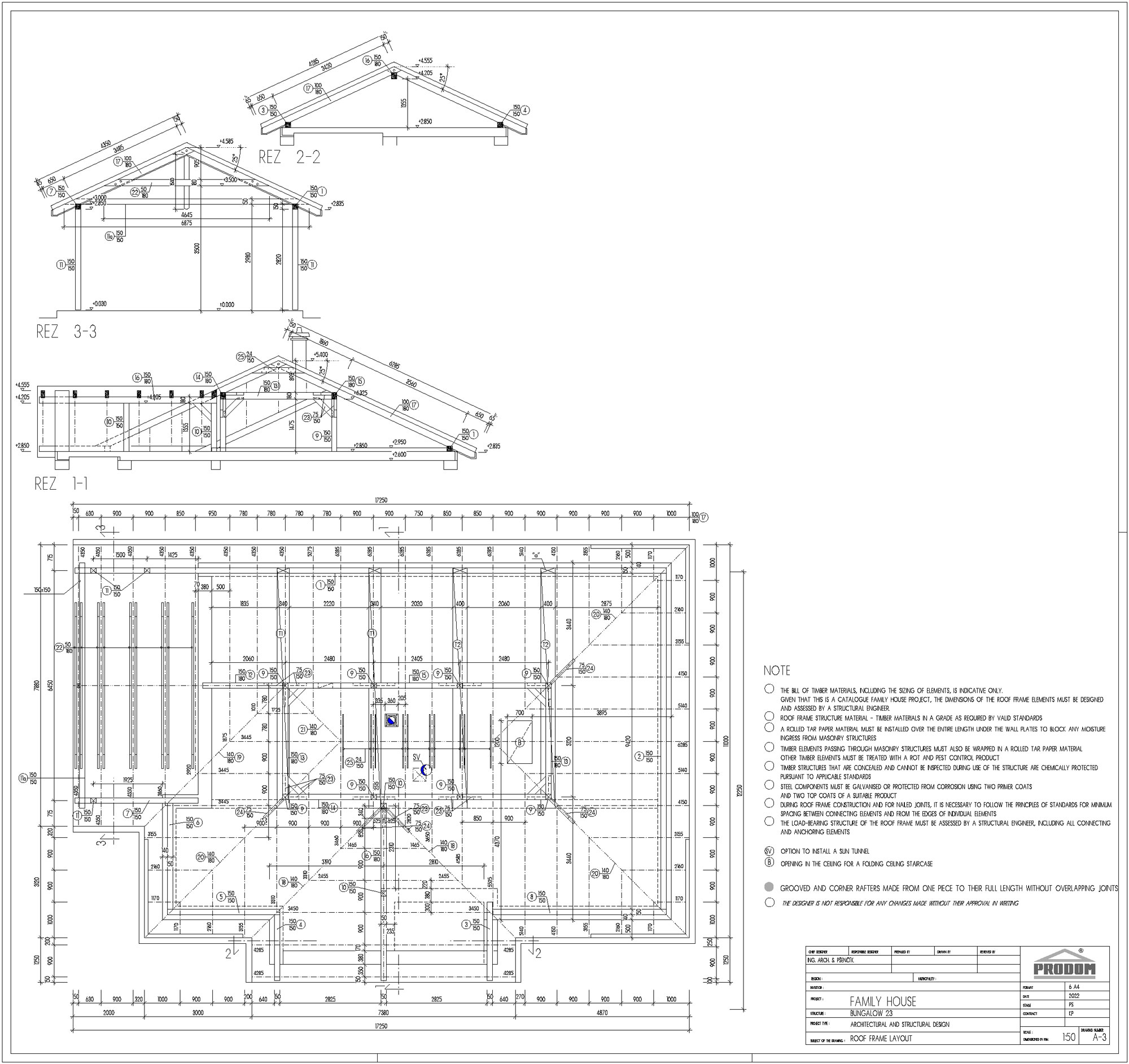 B23_03_ROOF FRAME LAYOUT_eng